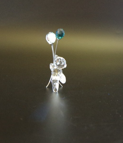 Swarovski KRIS BEAR – BALLOONS FOR YOU #1016622. Mint in box. Retired w/COA