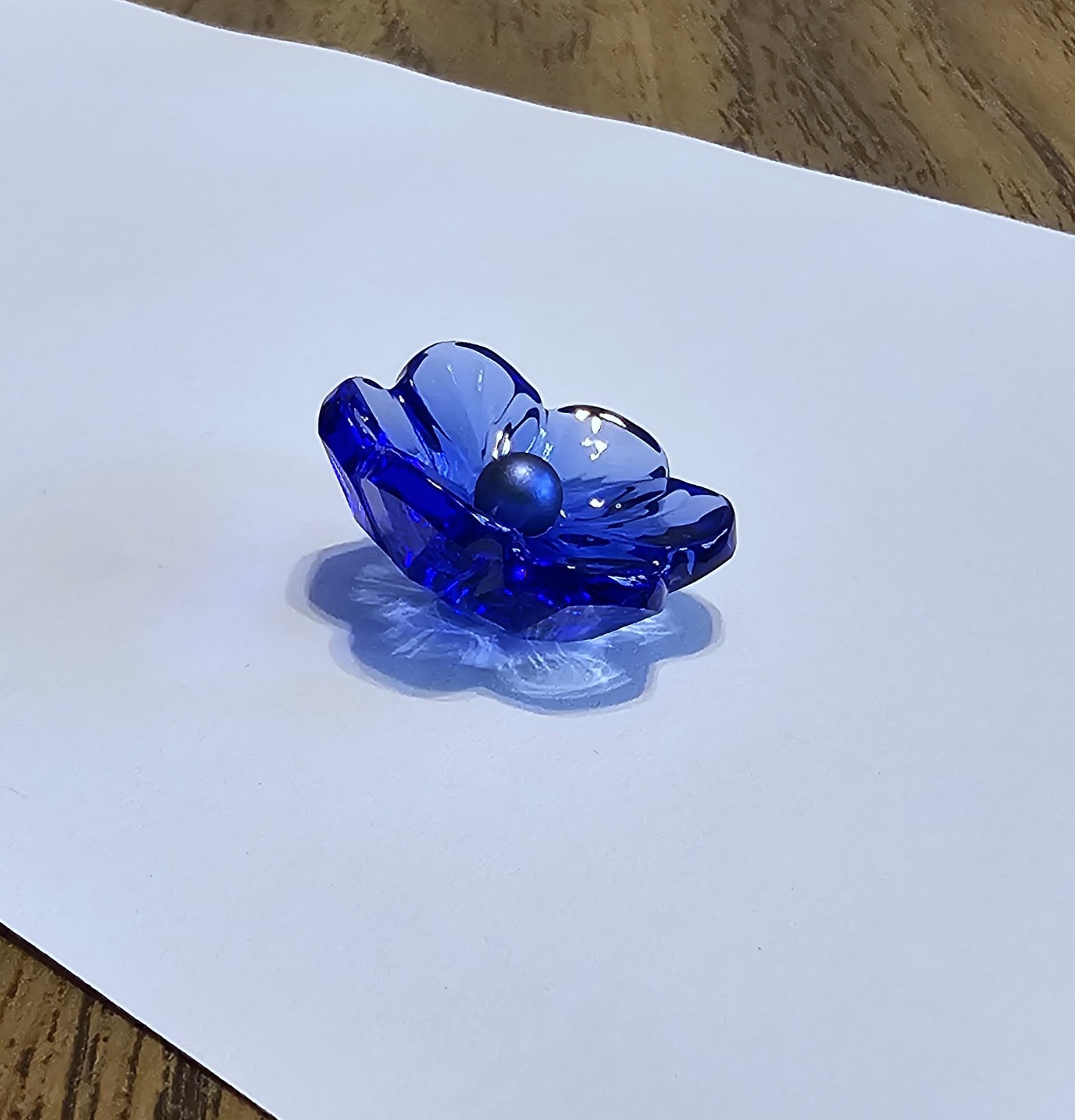 🌸Swarovski Crystal MINI 2026 SCS Gift, Idyllia Blue Anemone Flower Figurine NIB
