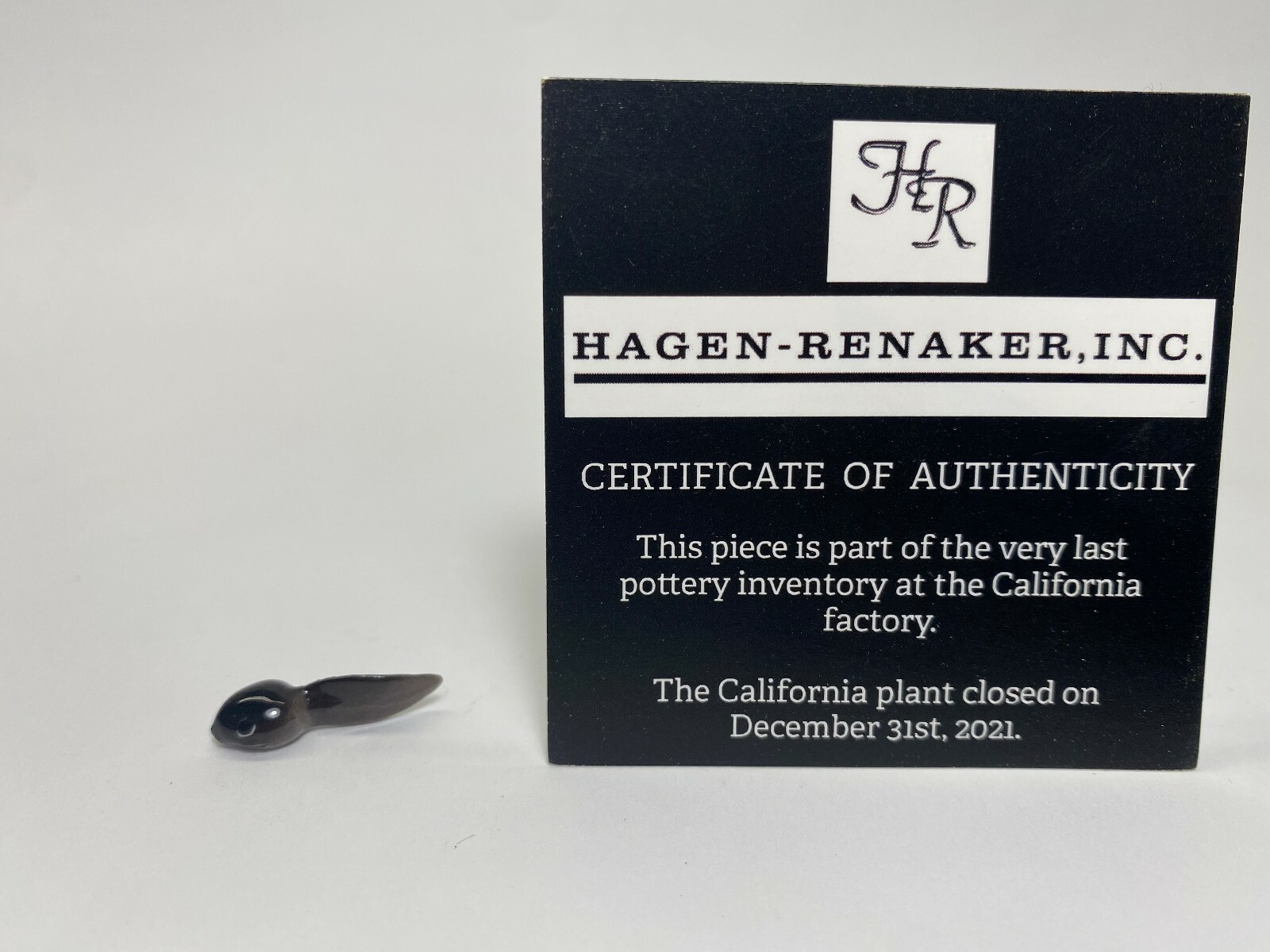 Hagen Renaker #91 478 NOS Miniatures Tad Pole Last of the Factory Stock BIN
