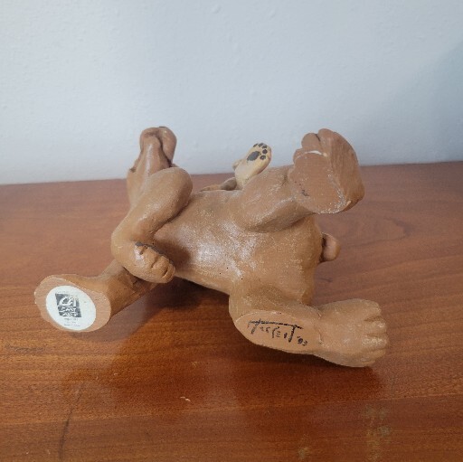 Cast Art Bear Daddy Poppa Baby 1993 Piggyback Rode Father’s Day