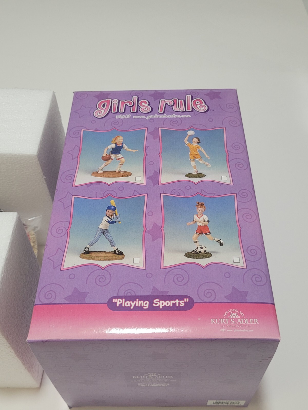 Girls Rule “Hanging Out” Study Session Resin Figurine Kurt S Adler NIB Rare!