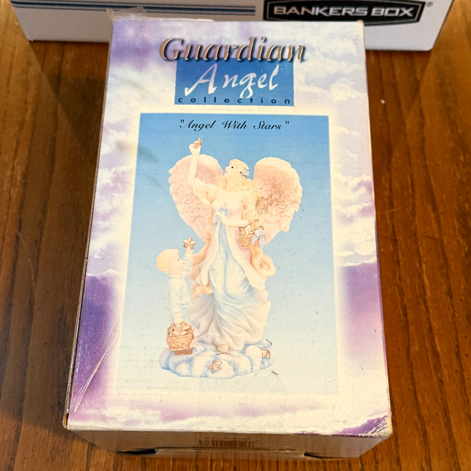 Guardian Angel Collection Angel With Stars Figurine Young’s Resin w/ Box