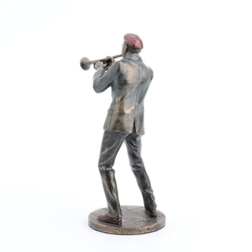 Veronese JAZZ BAND CASUAL TRUMPET PLAYER STATUE,Sculptures & Figurines