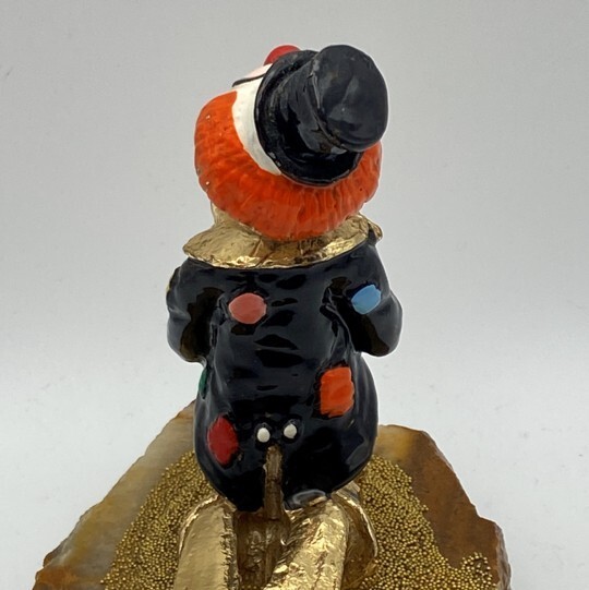 1983 Ron Lee Praying Clown “Hobo Joe” Sculpture 24K Signed Circus Retro Vintage