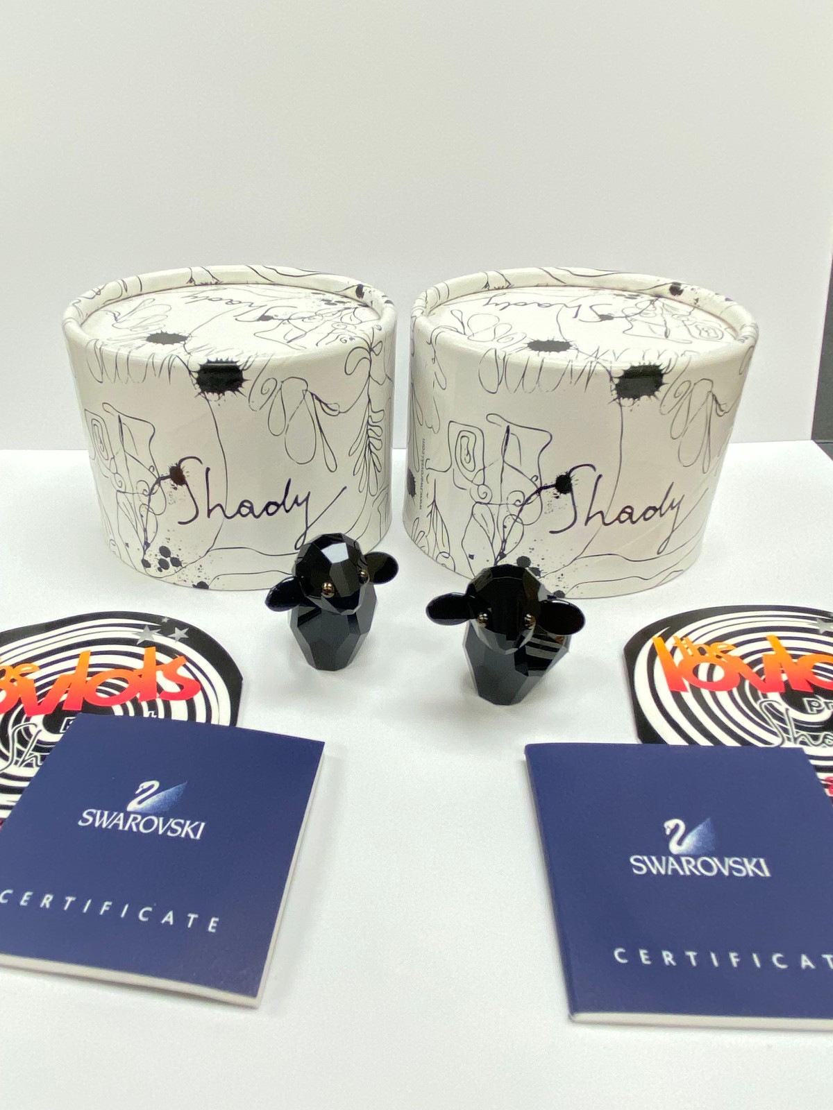Swarovski Lovlots Crystal Figurines – Farm Animals Set w/ Box & COA