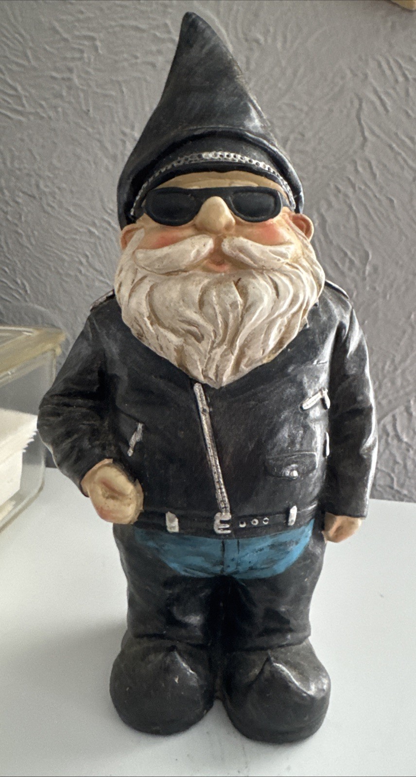 9.5″ Vintage Biker Gnome