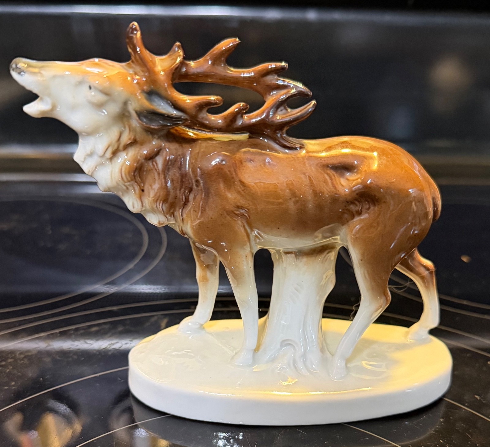 Thuringia Germany Moose Stag Figurine