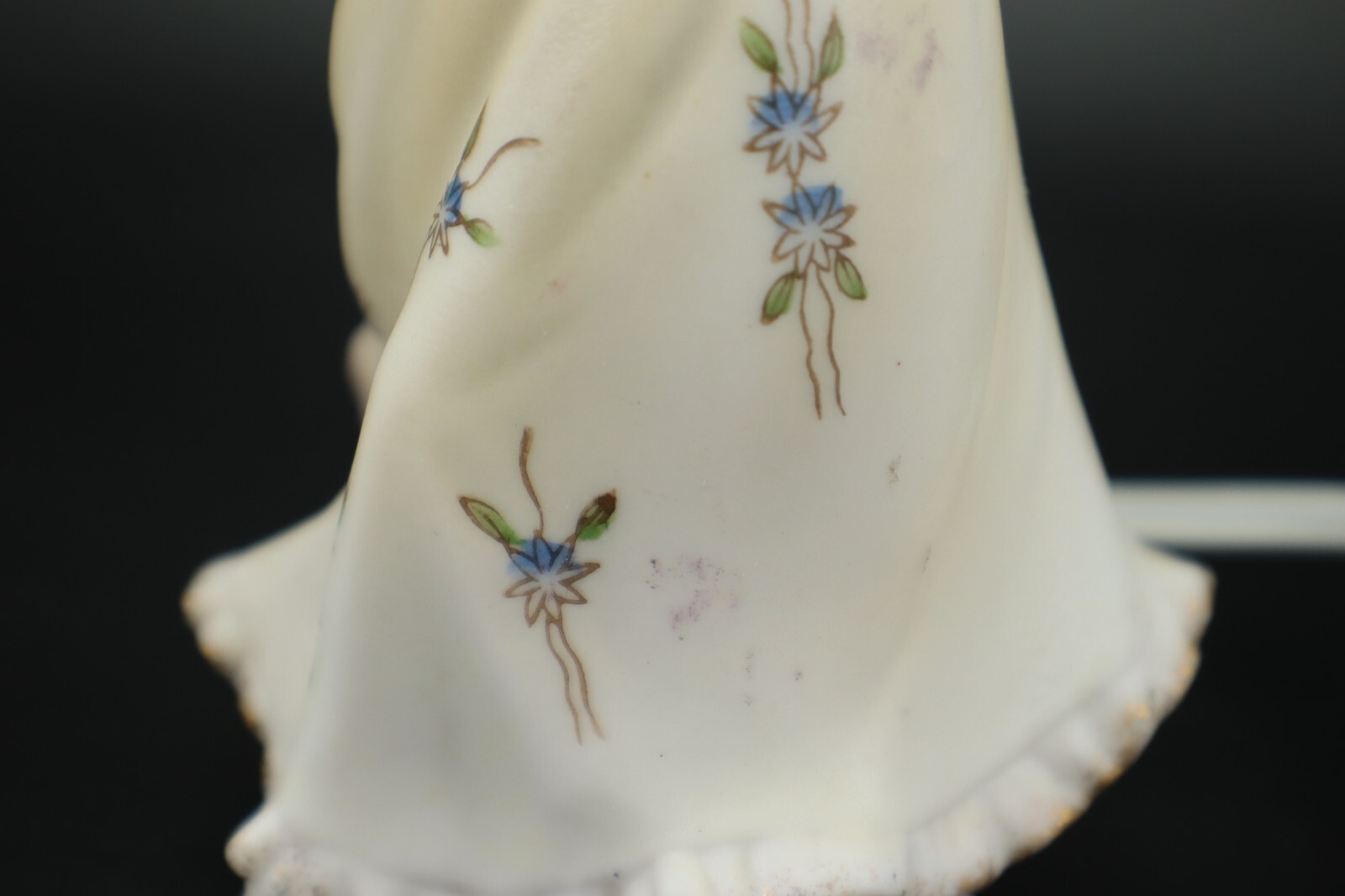 Ardalt Lenwile China LADY NIGHT LIGHT 6682 Lighted Figurine Porcelain Works VTG