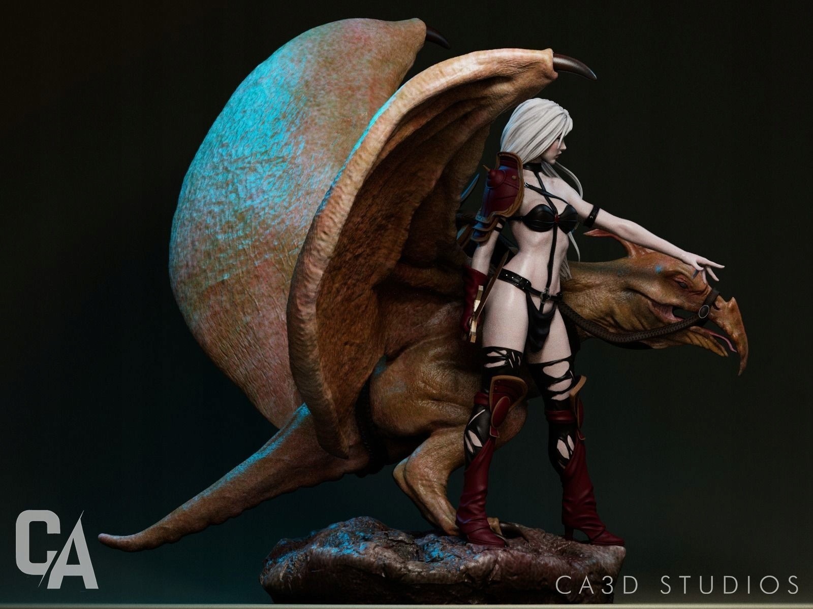 Taarna CA3D UNPAINTED – 1/24 (75mm) Scale (SFW version) 3D Print