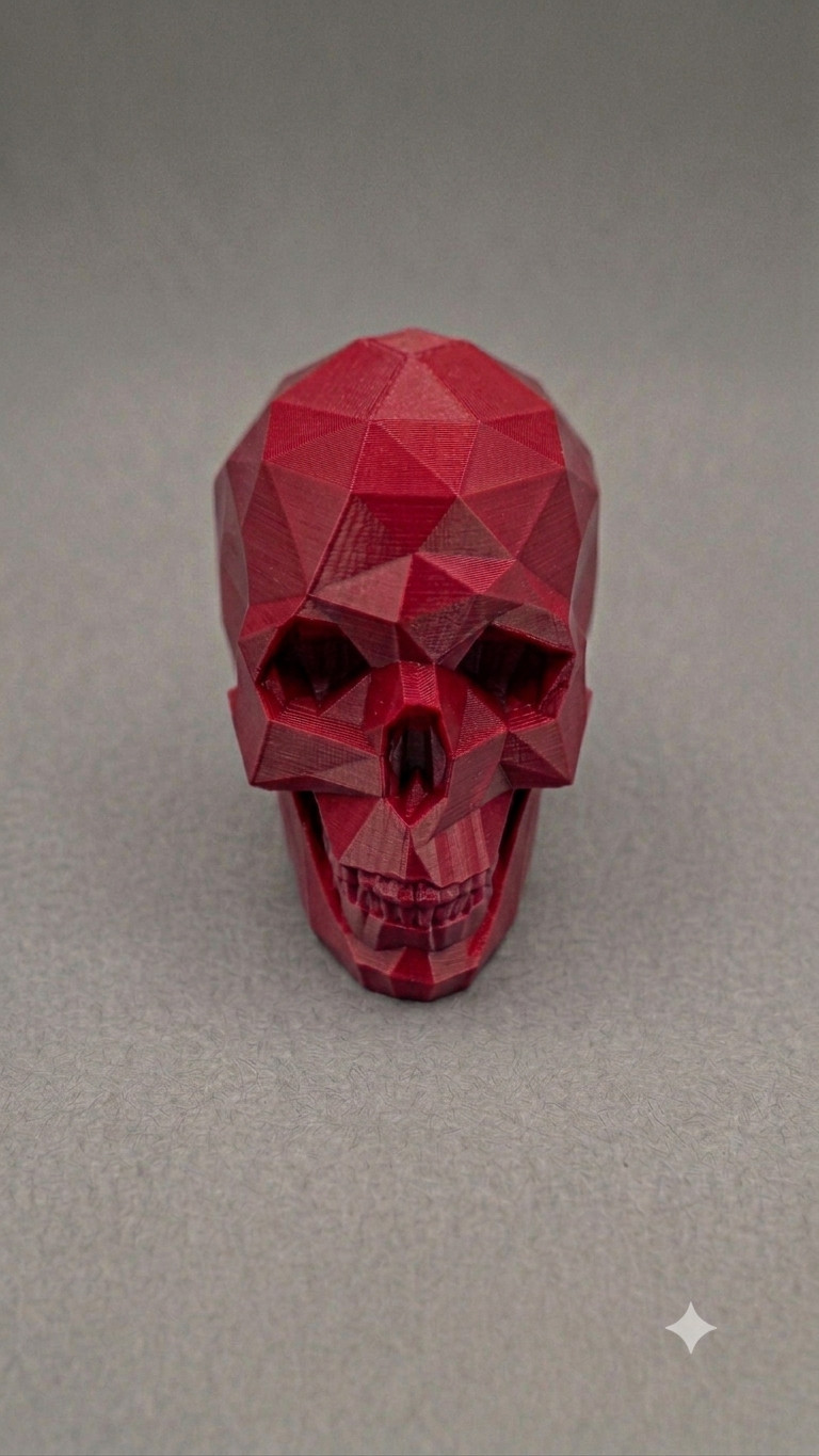 3d printed skull- READ DESCRIPTION