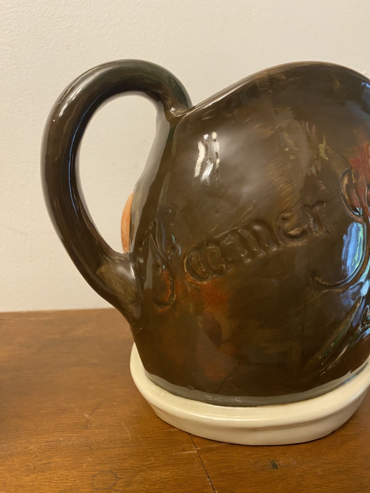 Royal Doulton Antique Toby Character Jug England Farmer John Large 6.25 in Tall