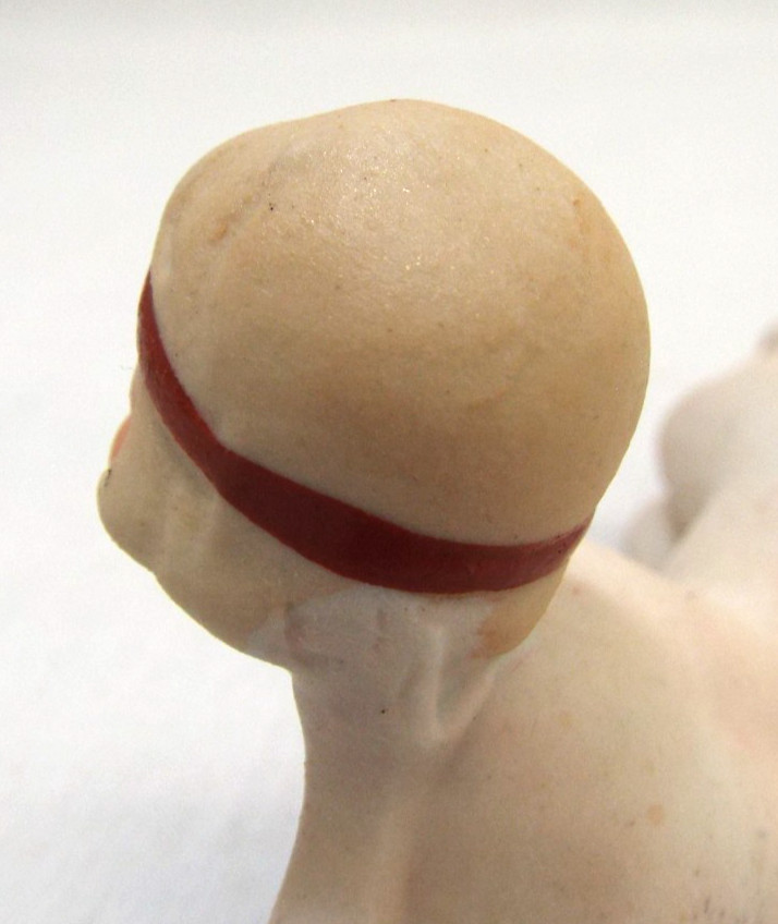 Vintage 1950s Flapper Girl Nude Bathing Beauty Woman Figurine Japan Handpainted