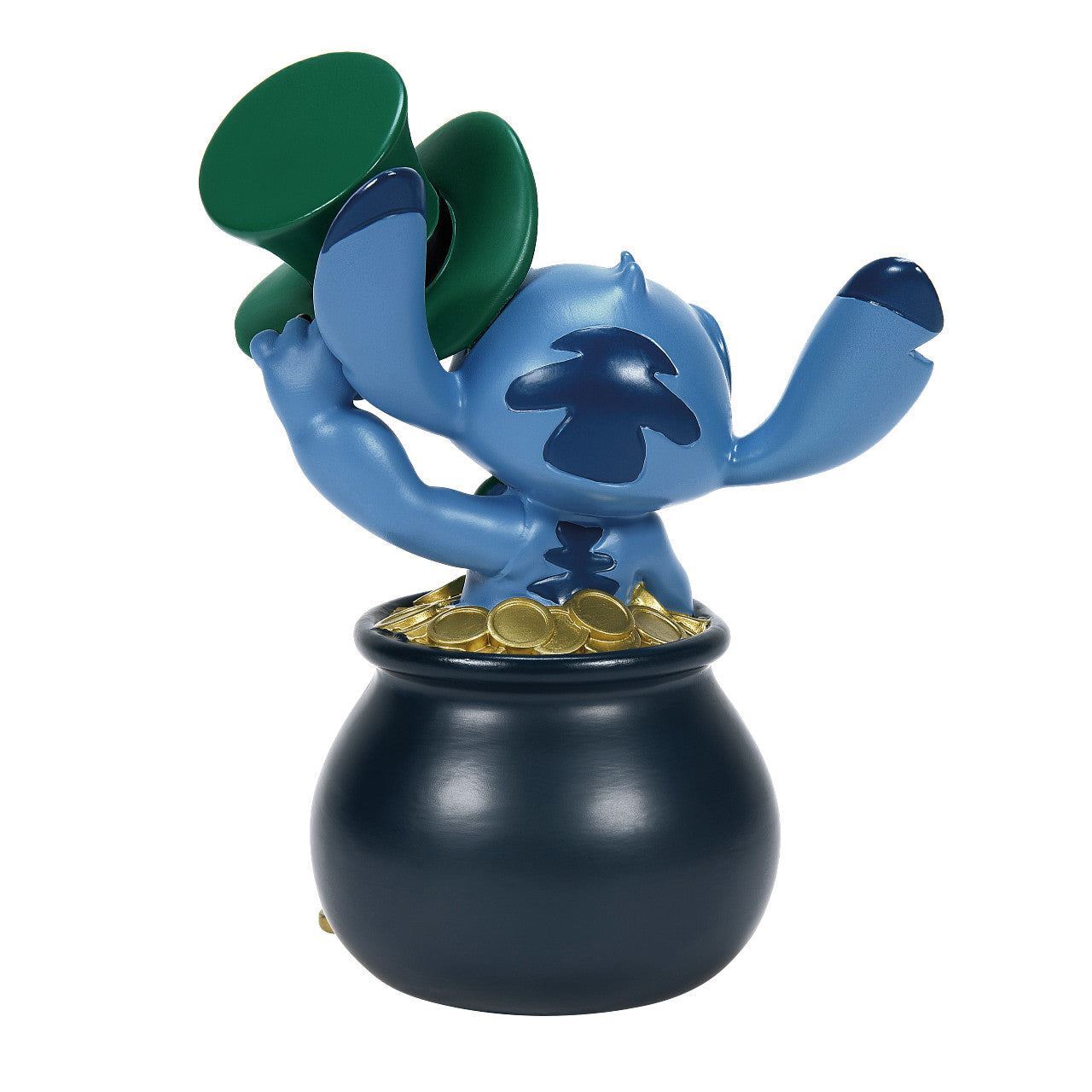 Disney Showcase Stitch St Patricks Day Moment in Pot of Gold Figurine 6016299