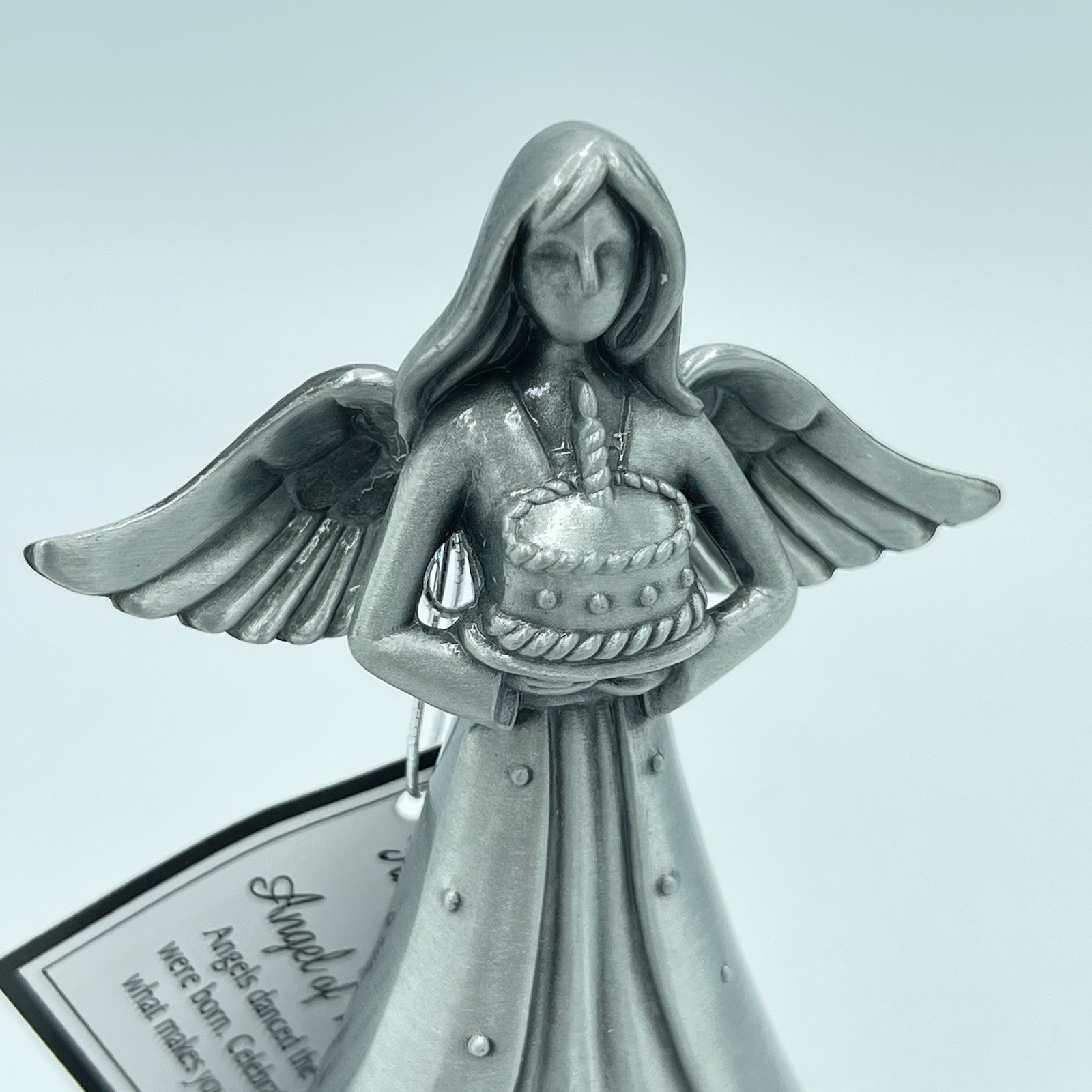 Ganz Faithful Angels Pewter Figurine Angel Of Birthdays Original Tag