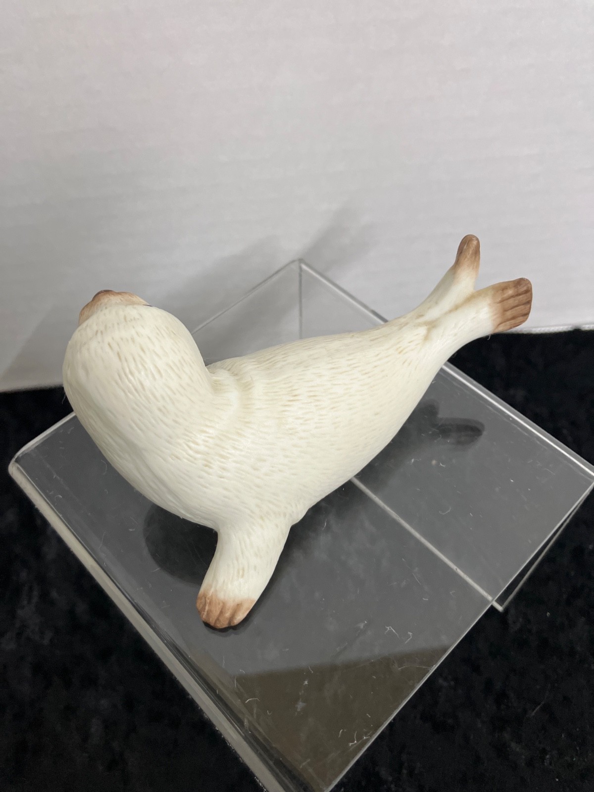 Vintage HOMCO Harp Seal Pup Figurine, Hand-Painted Matte Ceramic, #1439, Taiwan