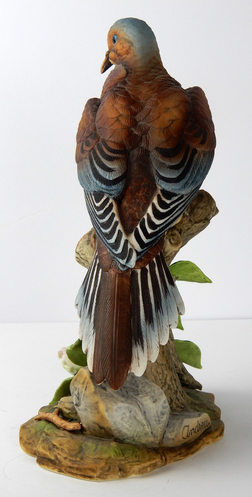 Vtg 1983 Andrea by Sadek #6807 Mourning Dove Bird Porcelain Figurine 9″ Japan