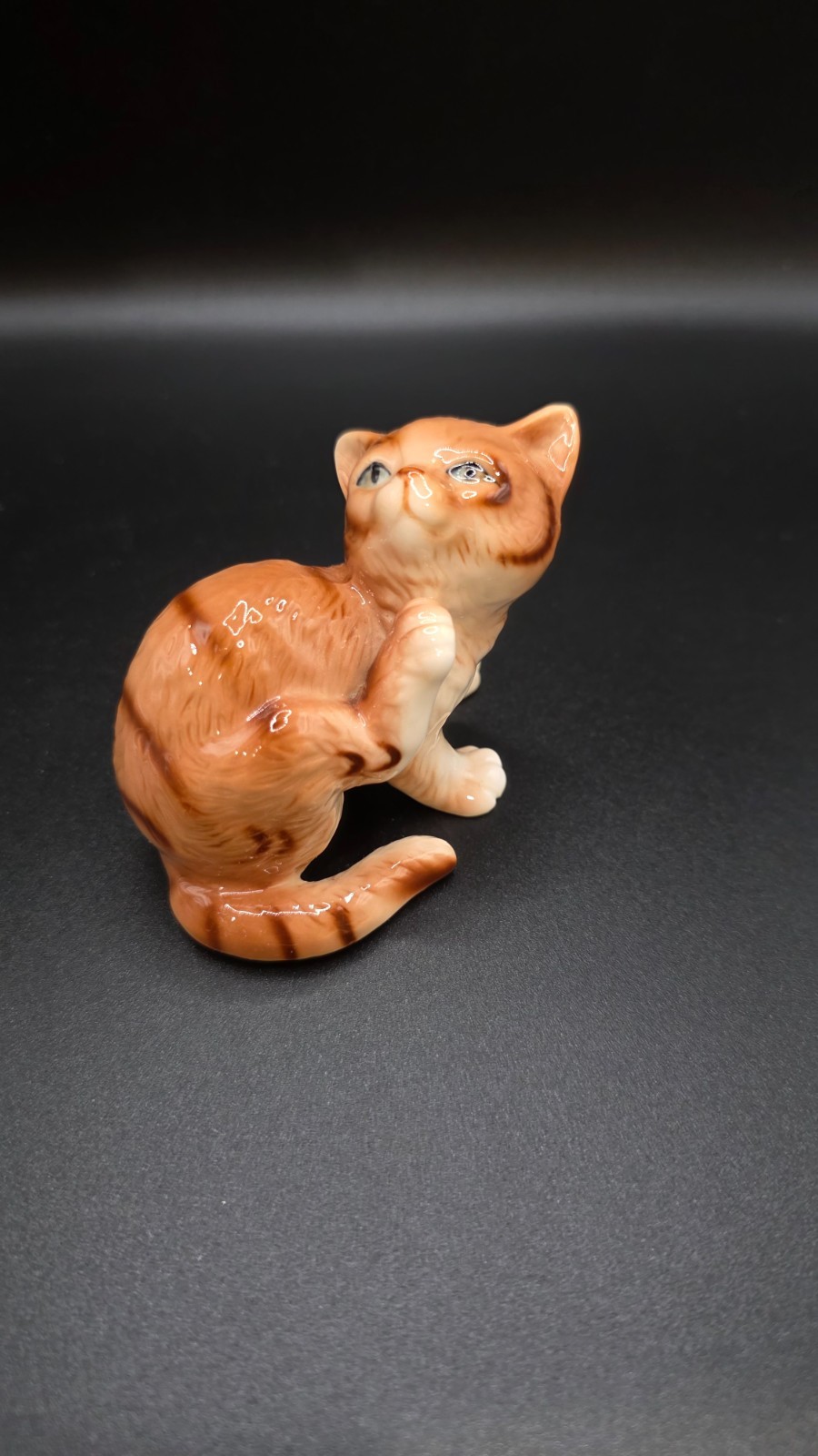 VTG Cats of Character Fine Bone China Figurine Start From Scratch Orange Tabby
