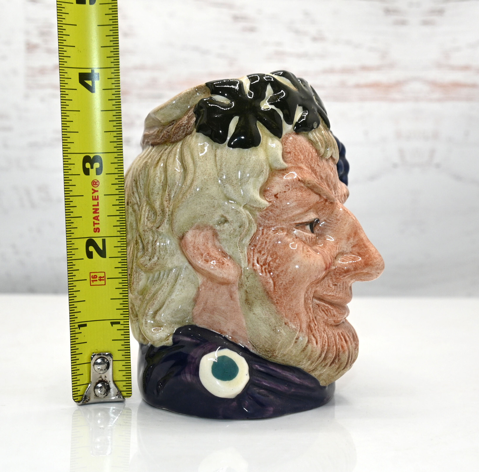 VTG 1958 Royal Doulton Toby Jug Mug Bacchus 4” Character Figure D6505