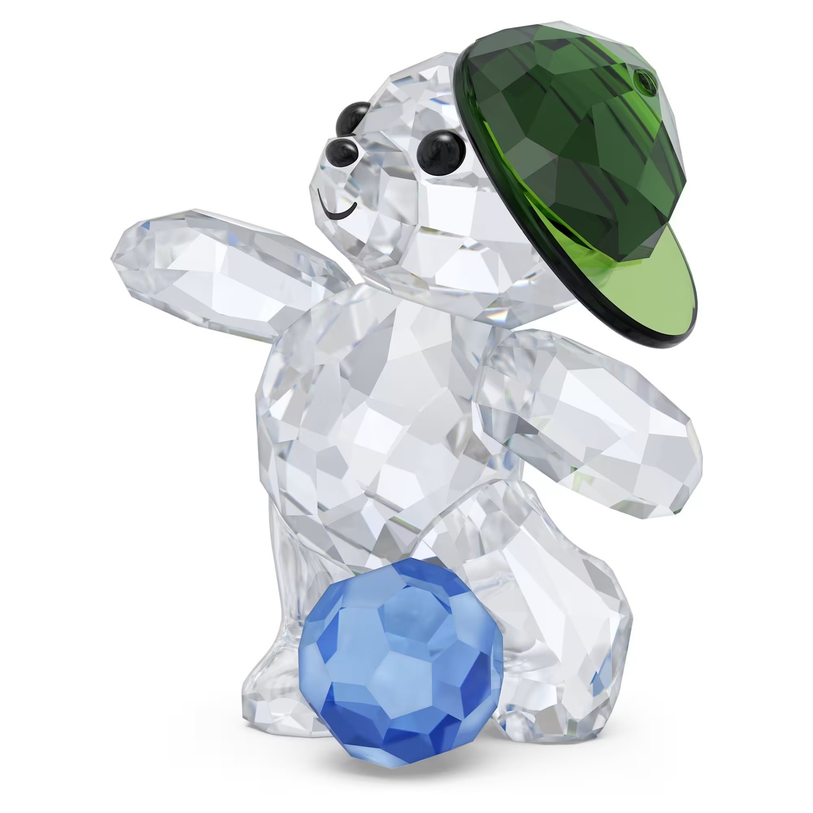 Swarovski Kris Bear Goal Scorer Bear Figurine Decoration, Multicolored, 5720456