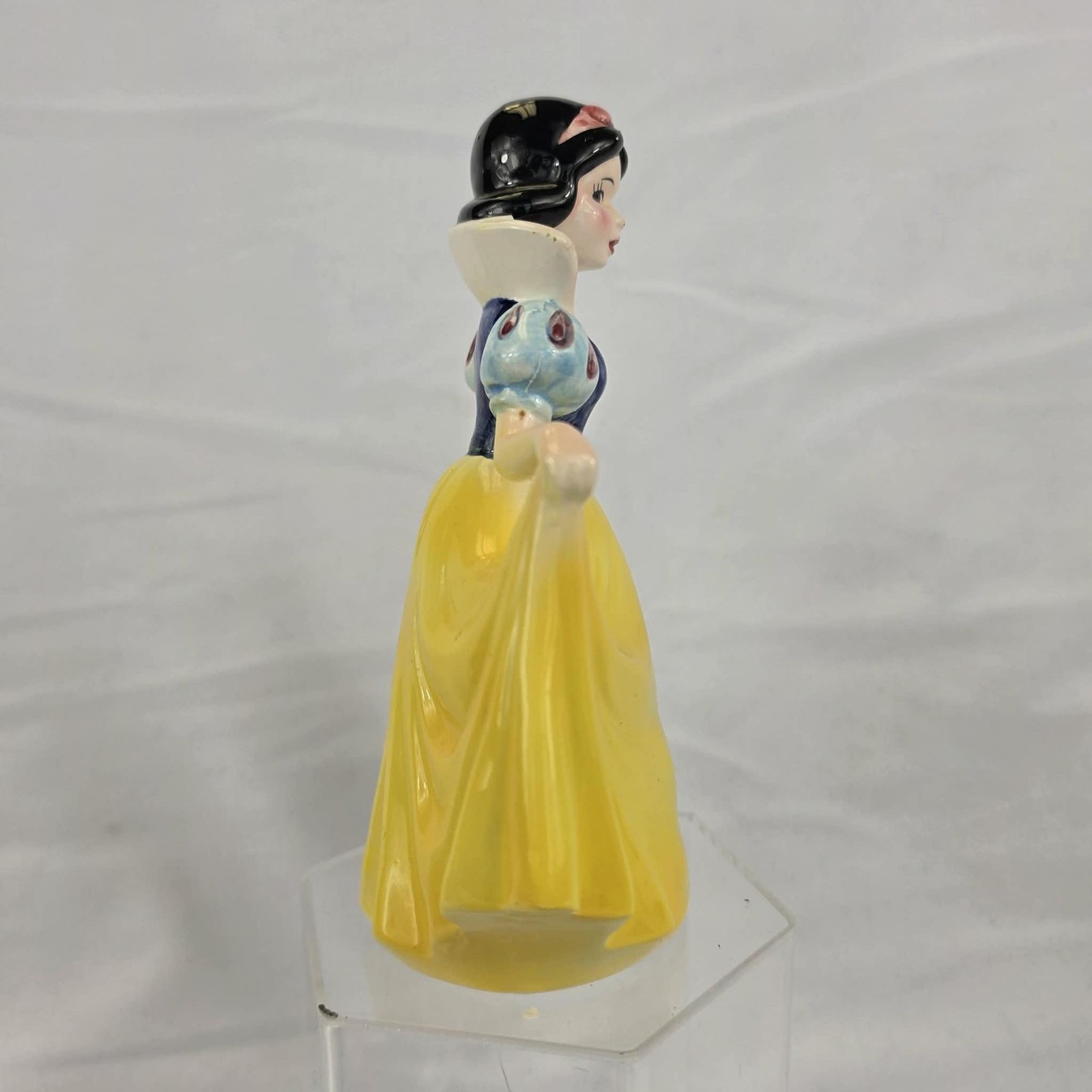 Vintage Snow White Seven Dwarfs Ceramic Figurine Set Japan Disney