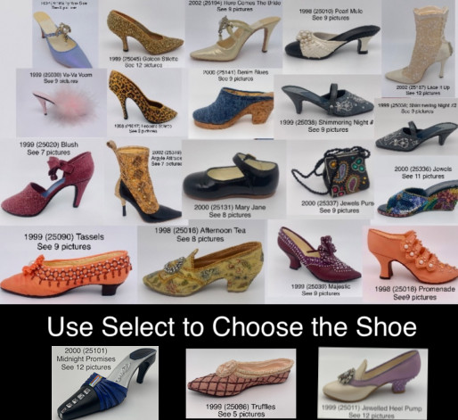 Just the Right Shoe By Raine YOU CHOOSE 1998 1999 2000 2002 (inv#22-1453)
