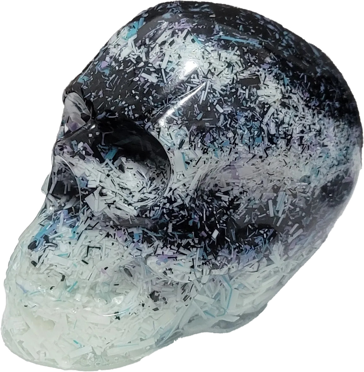 Human Skull Figurines/Gifts For Adults/Teens/Home Decor/Edgy/Stylish Decor/Black