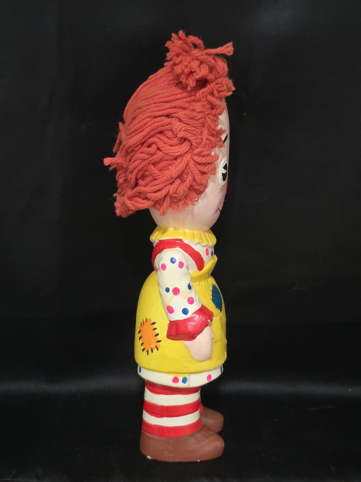 Vintage 1950’s 60’s Raggedy Ann Japan Chalk Ware Chalkware 13.5 Inch Bank