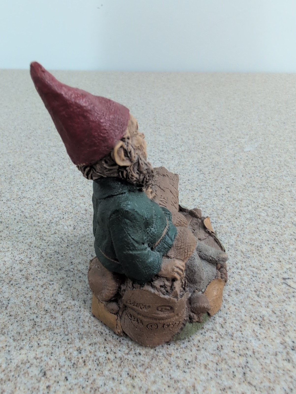 Tom Clark Missing Gnome Man Figurine Sculpture 1997 Vintage, Love Me Yo
