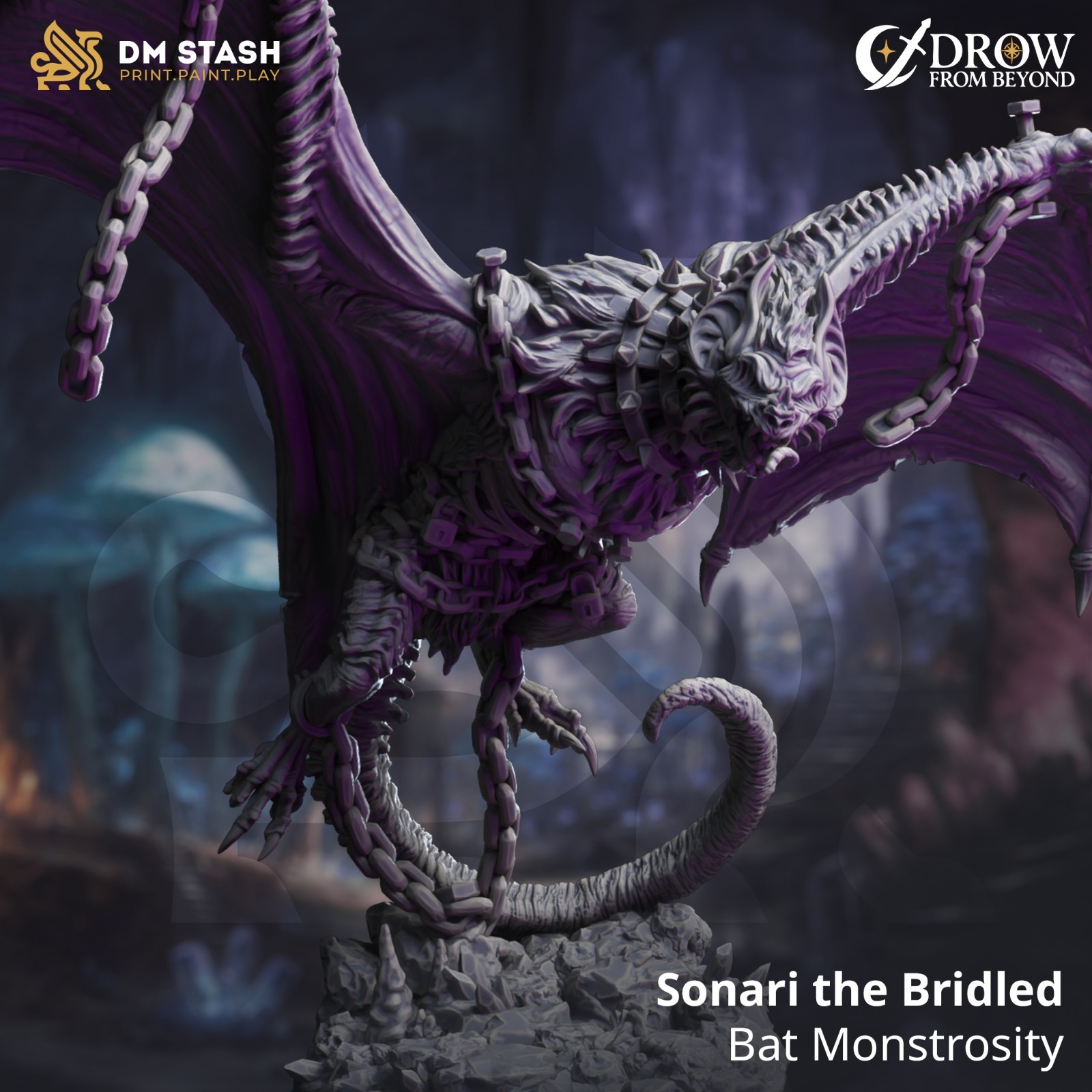 Sonari the Bridled Bat Monstrosity | Monster| DM Stash