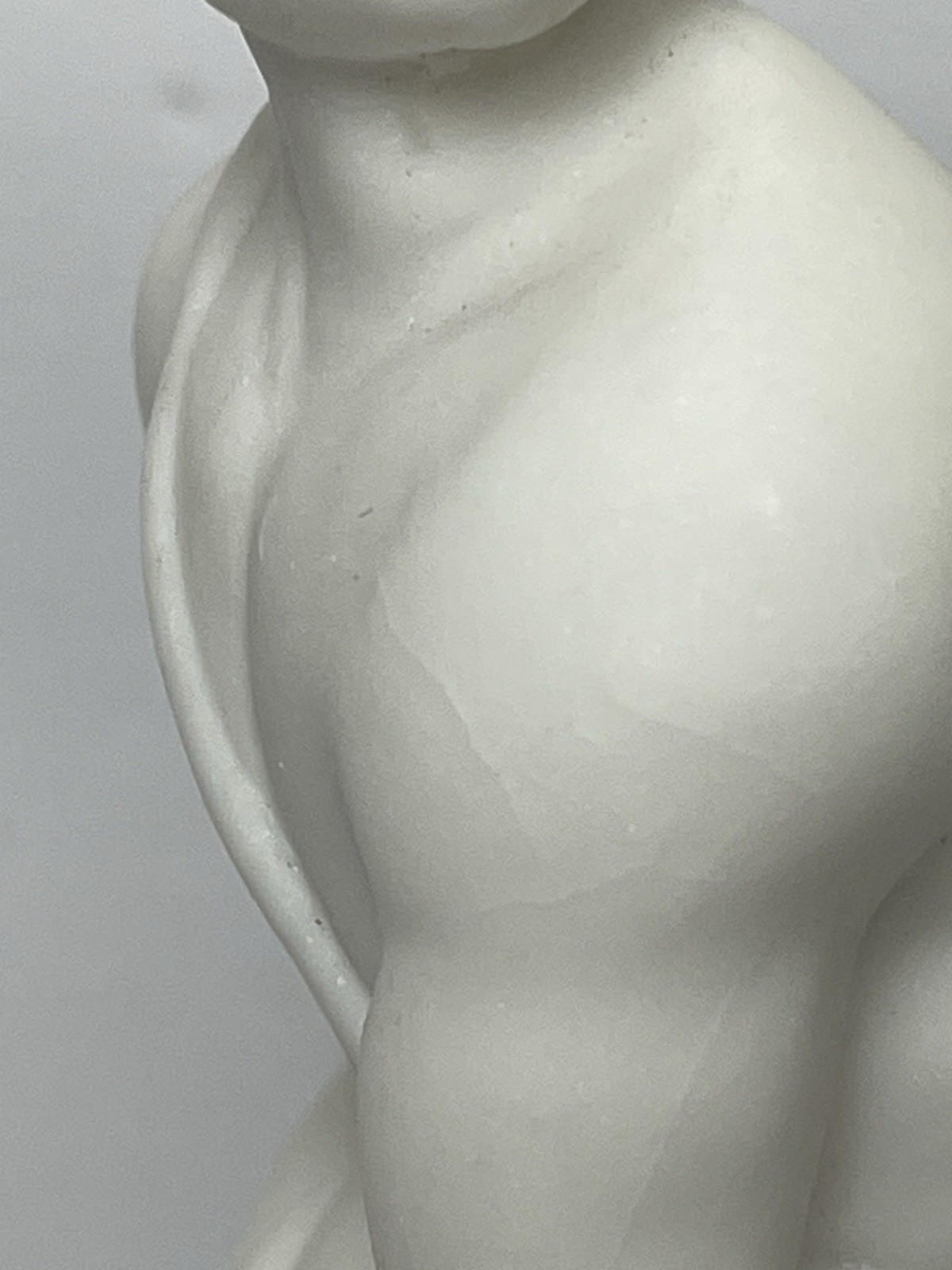 Vintage Bisque Porcelain Statue — “David” by Michelangelo