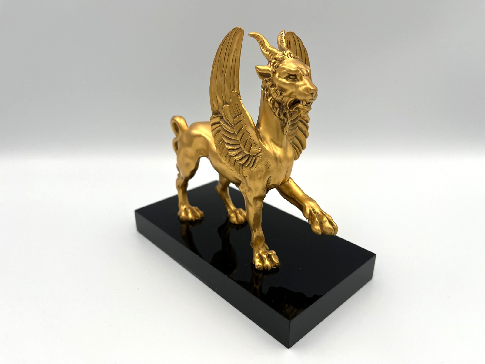 Metropolitan Museum of Art MMA 22 kt Gilded Griffin / Winged Lion