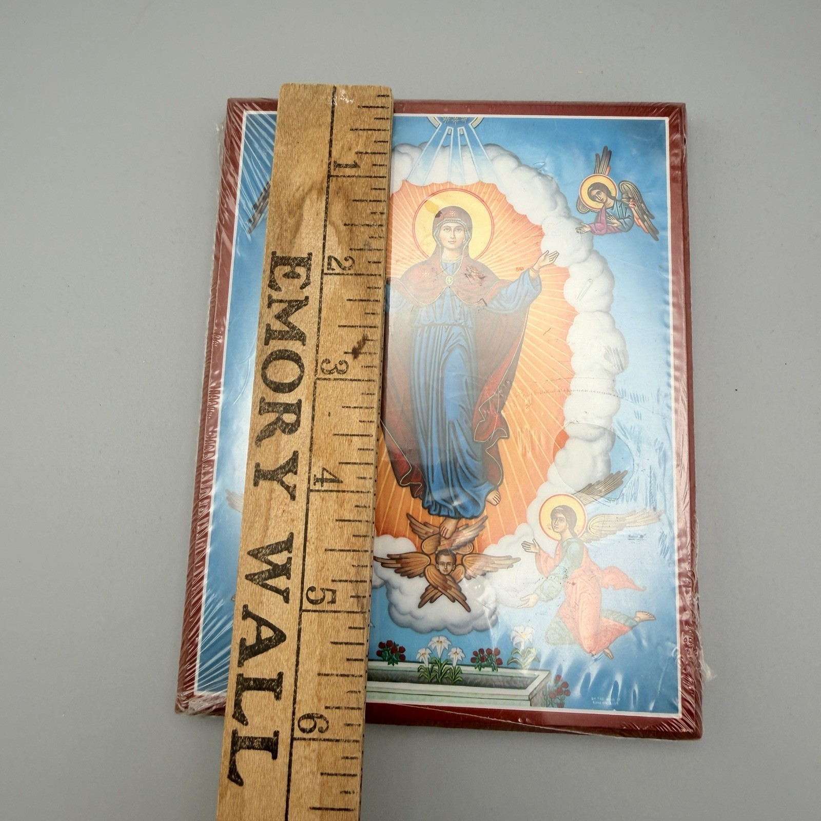 MONASTERY ICON “THE ASSUMPTION- WINDOWS INTO HEAVEN – EXCELLENT NEW 4×6”