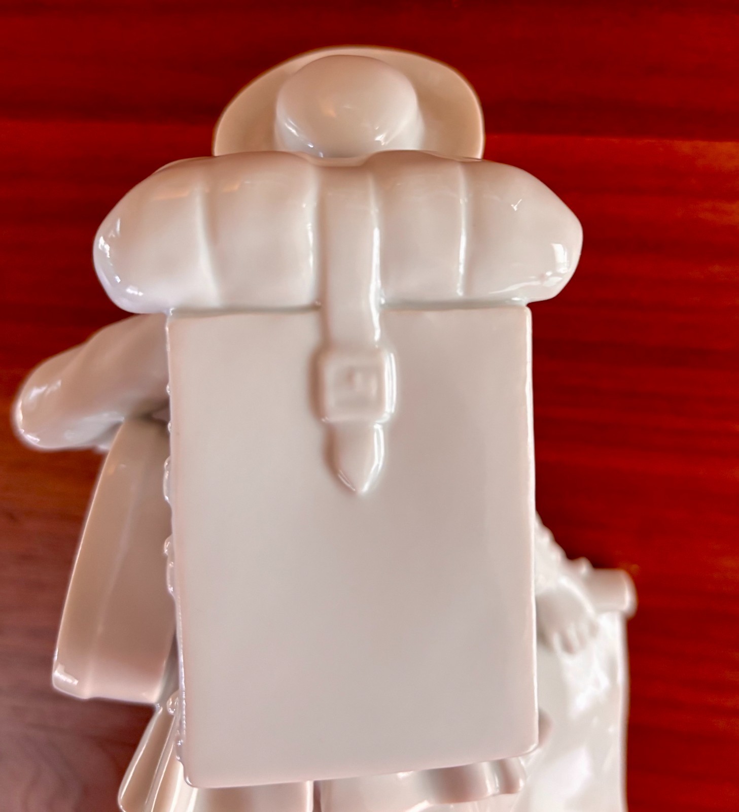 Augarten Wien “Map Seller” Blanc de Chine Porcelain Figurine Vienna