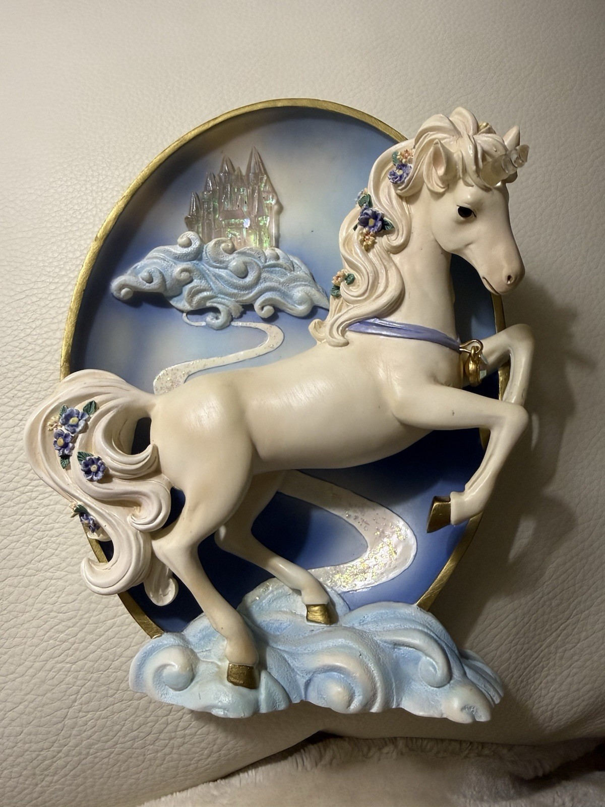 BRADFORD EXCHANGE VINTAGE MOONLIGHT CANTER THIRD ISSUE DANCE OF THE UNICORNS