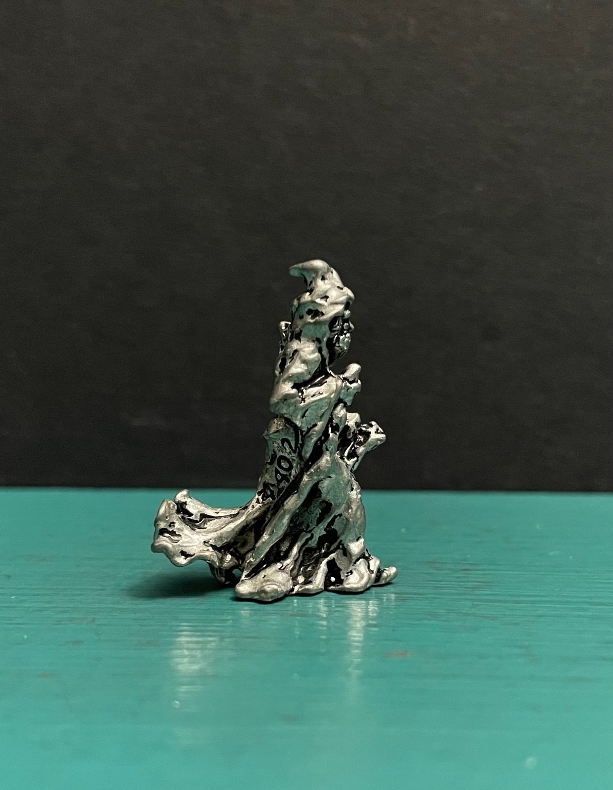 CCI Comstock Pewter Magic Wizard Amethyst Rhinestone Fantasy Mini Art Figurine