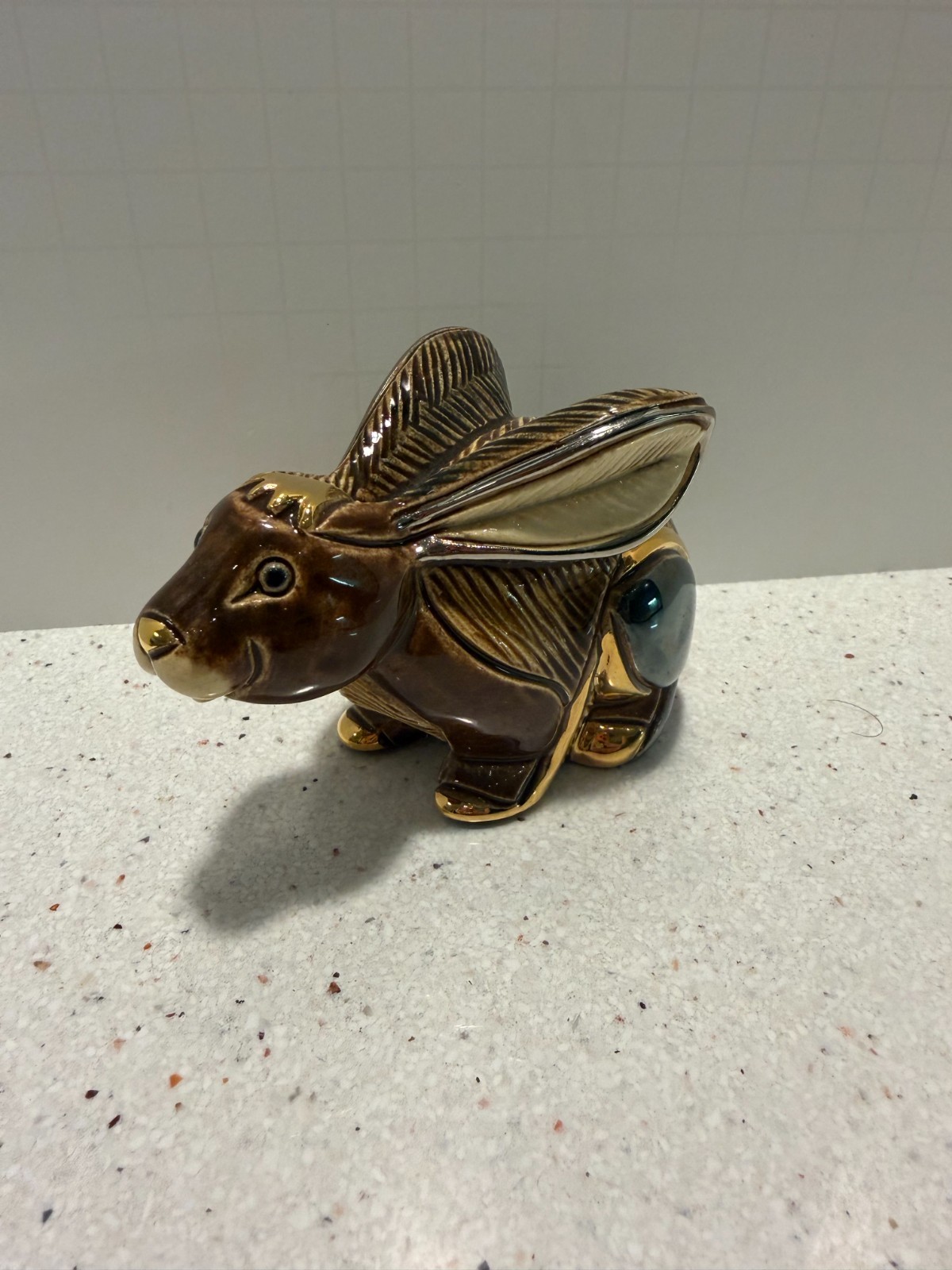 De Rosa Rinconada Brown Bunny Gold Accents
