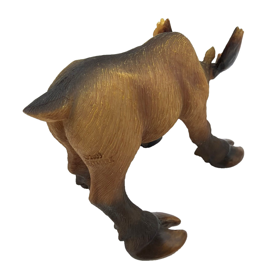 Vintage Sealmark Funny Silly Moose Figurine Resin 7.5″Lx4″T-Tongue Hanging Out