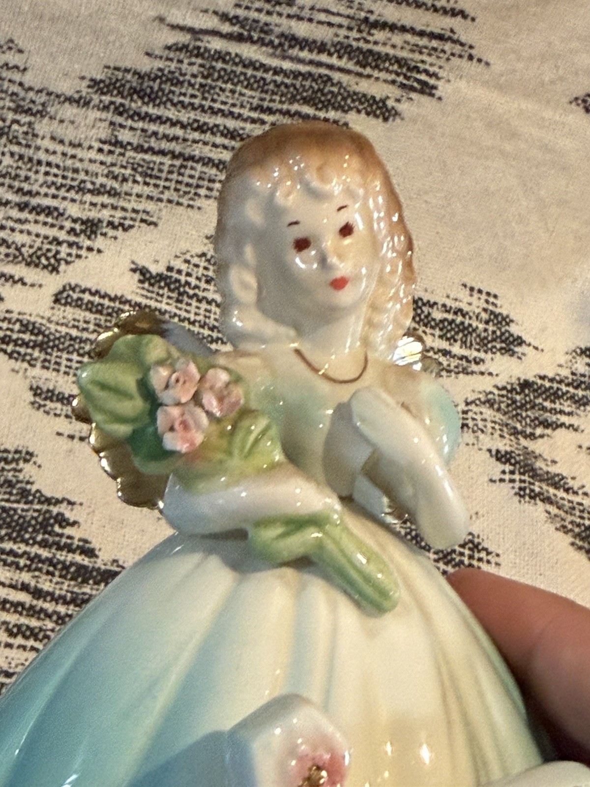 VTG Josef Originals YEAR 16 Birthday Girl Through Years Angel Porcelain Figurine