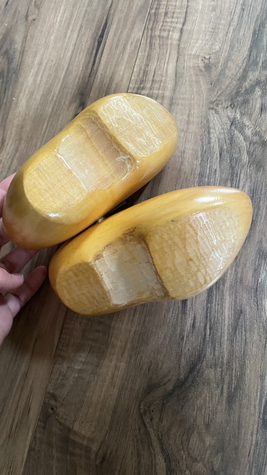 Vintage Dutch Wooden Clogs Made in Holland Shoes Amsterdam Size 20-21