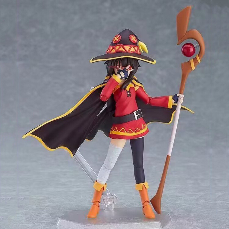 Anime Konosuba Megumin Figma 407 Action Figure PVC Model Figurine Boxed Ornament