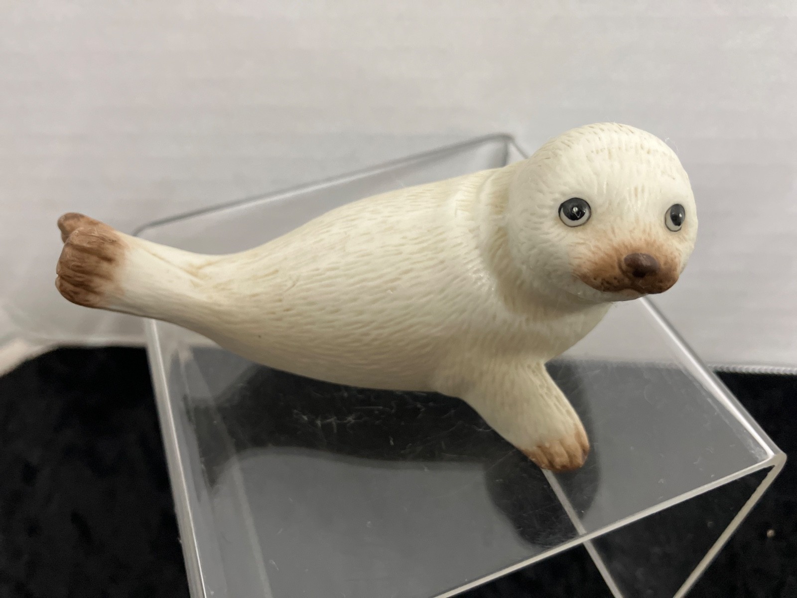 Vintage HOMCO Harp Seal Pup Figurine, Hand-Painted Matte Ceramic, #1439, Taiwan