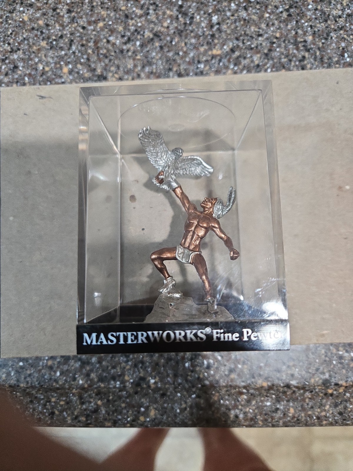 Pewter Masterworks Eagles Flight Gift Native American Figurine