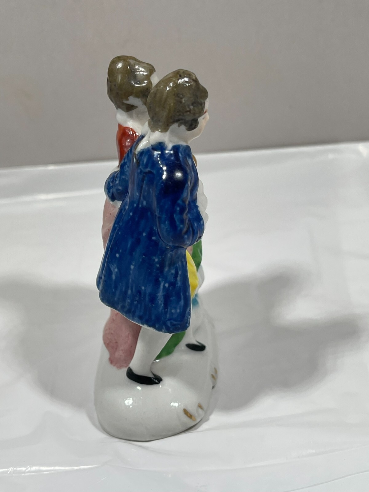 Victorian Couple Figurines Occupied Japan Porcelain Romantic Hand Painted Set