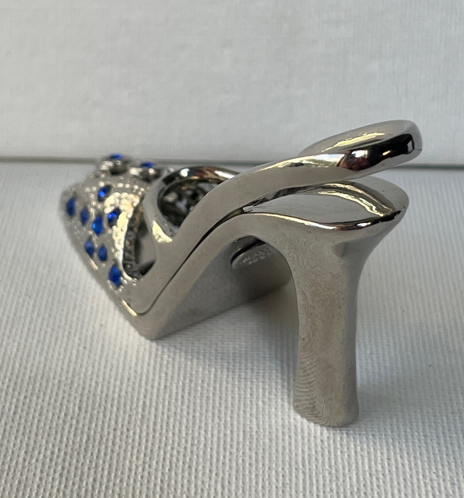 Keren Kopal Lady Shoe Trinket -Gold Plated, Austrian Crystals