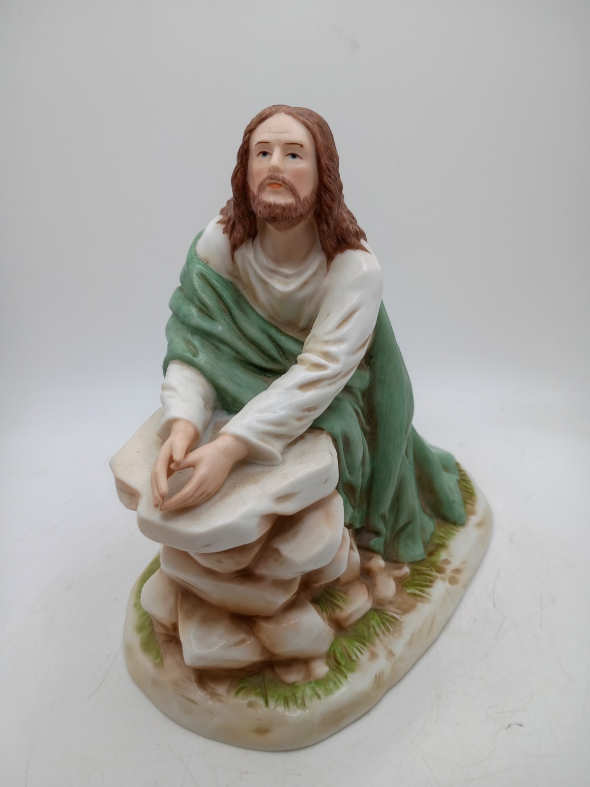 Vintage Home Interiors 6.25″ h Greatest Stories Ever Told Jesus “In the Garden”