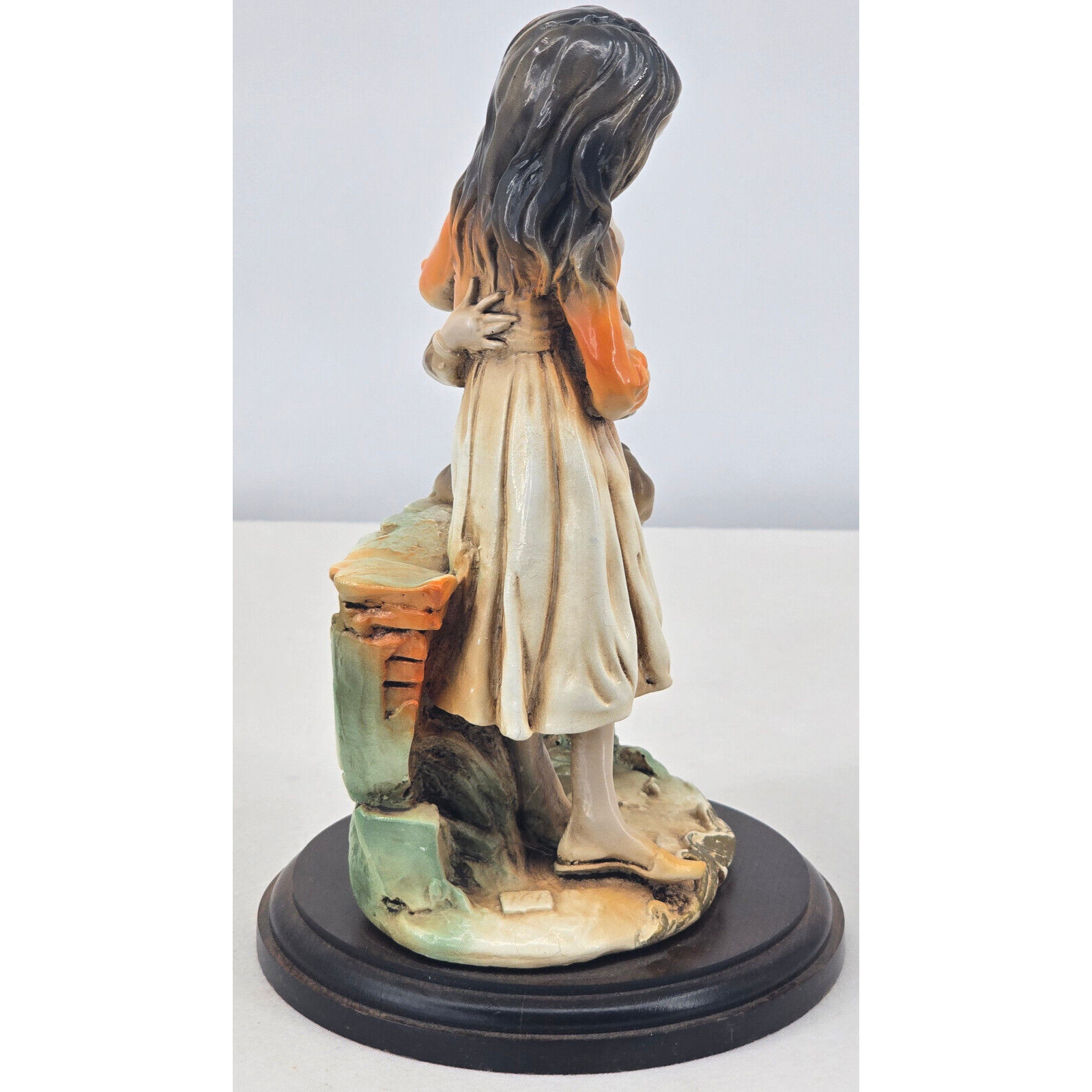 VTG Porcelain Figurine – Replica of Giuseppe Armani’s Sister & Brother –10” Tall