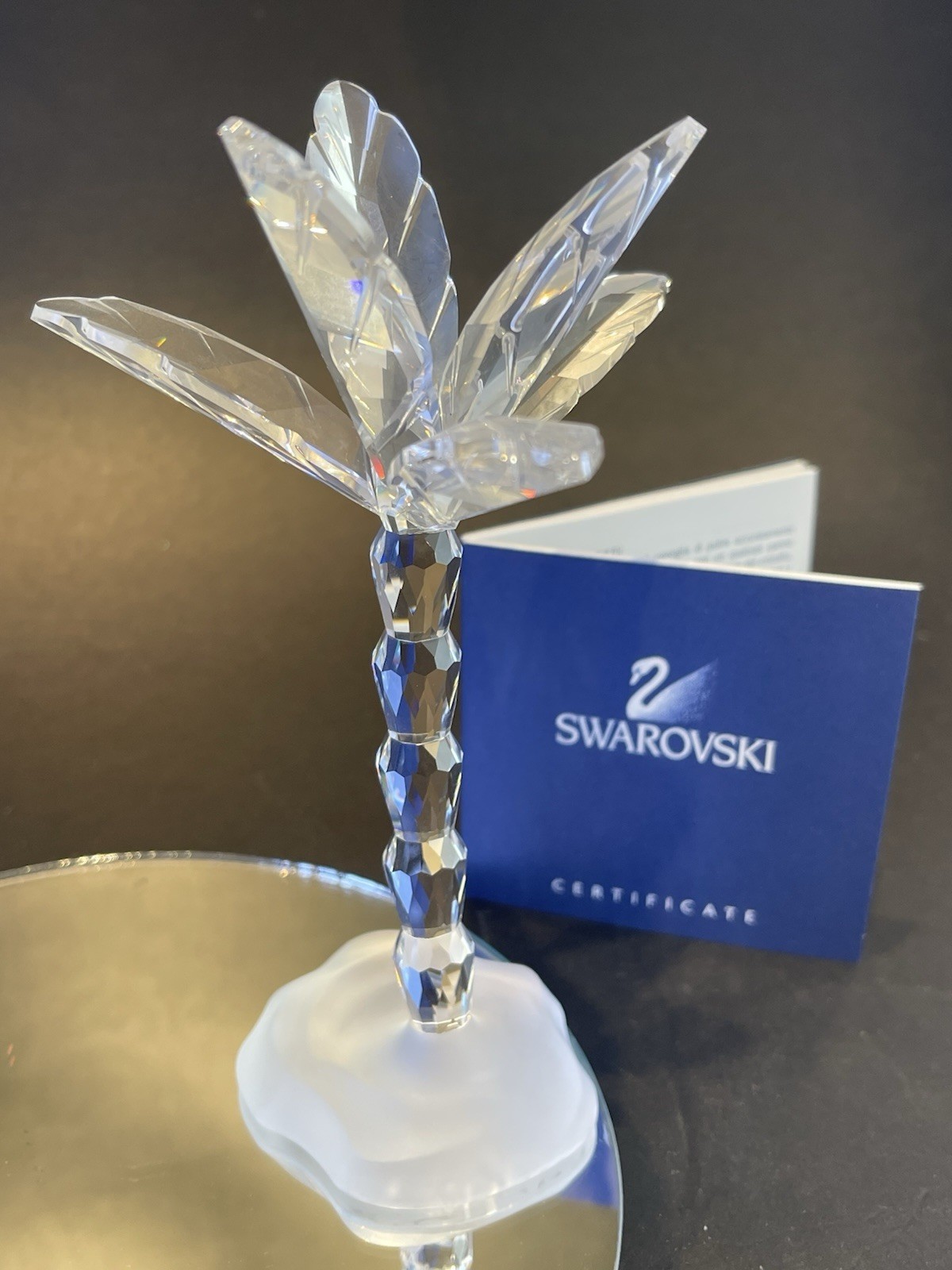 swarovski,stately camel and palm tree,boxes, certifs,mint