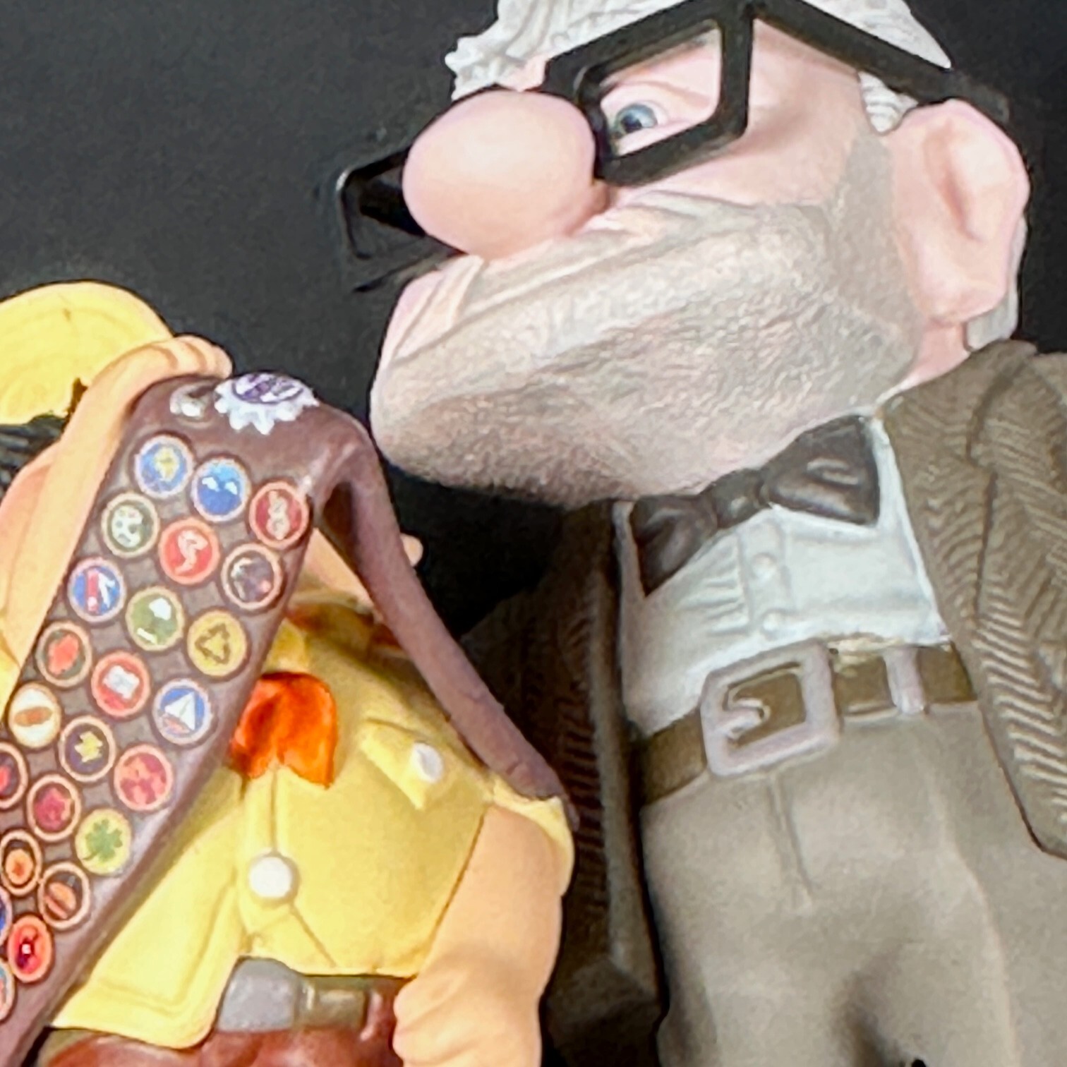 Disney Pixar Legends Movie UP Carl and Russel Hallmark Keepsake Ornament 2011