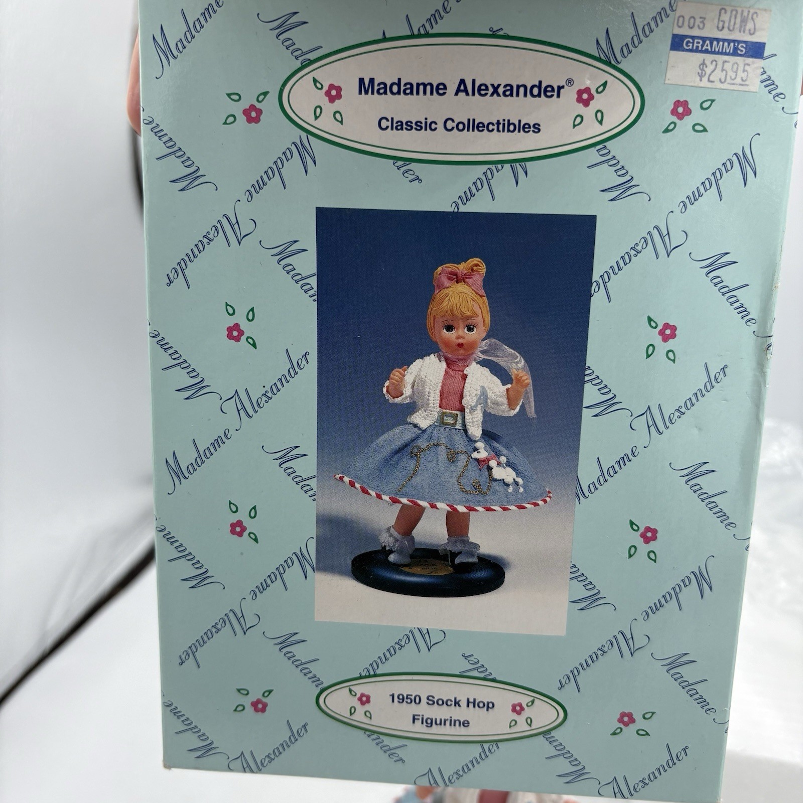Vintage Madame Alexander Figurine Classic Collections 1950 Sock Hop Box COA 2000