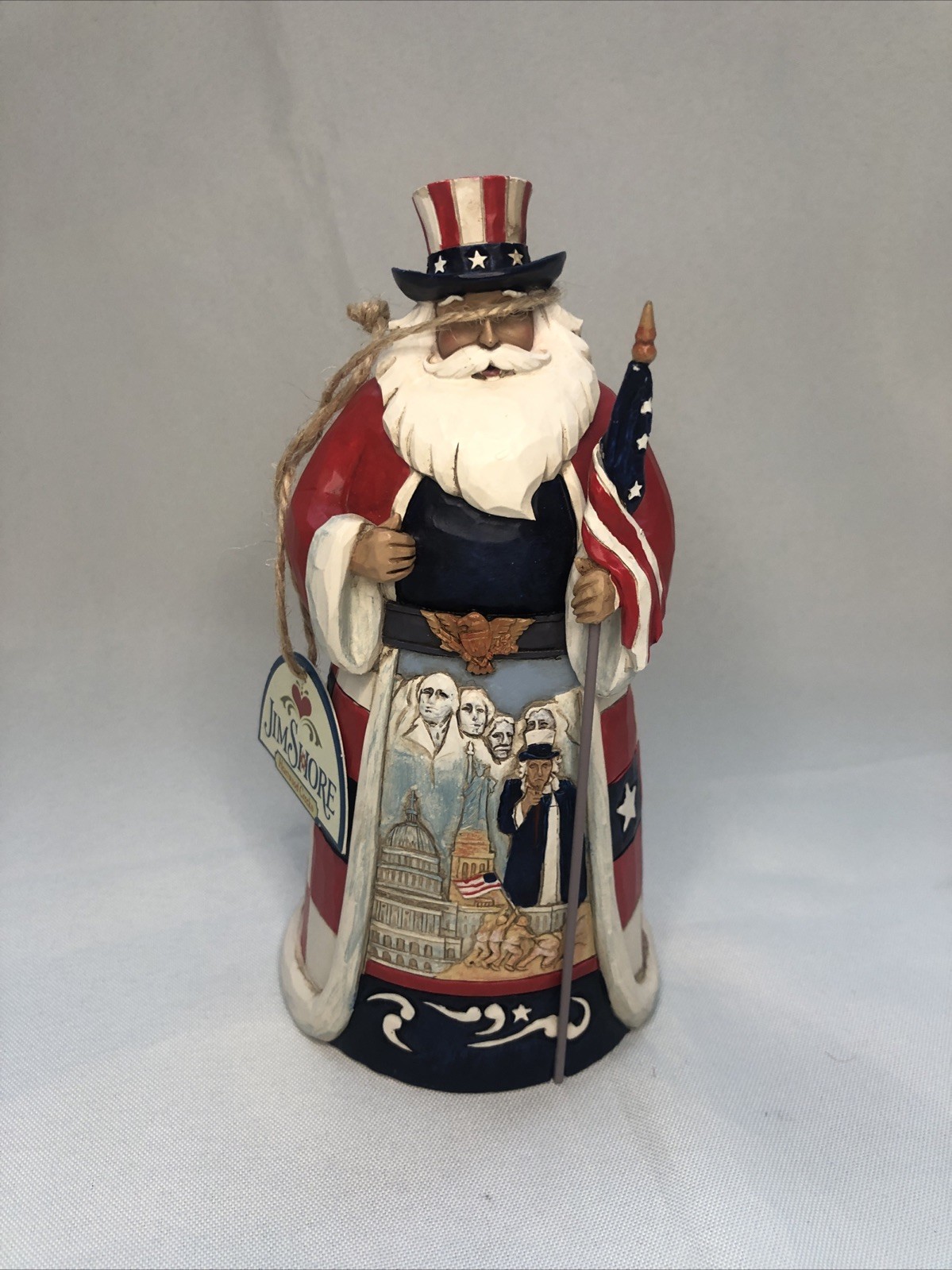Vintage Jim Shore Star Spangled Santa Usa Patriotic NO BOX